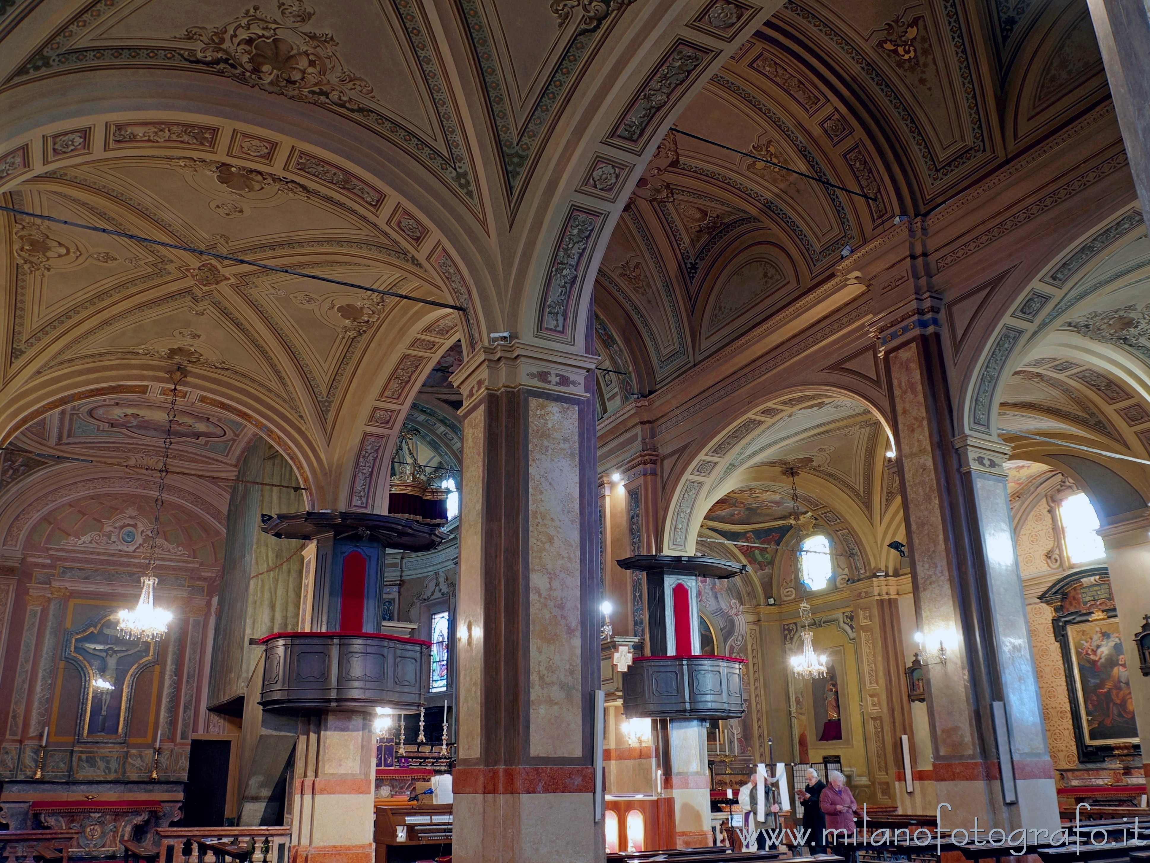 Biandrate (Novara, Italy) - Interior of the Church of San Colombano